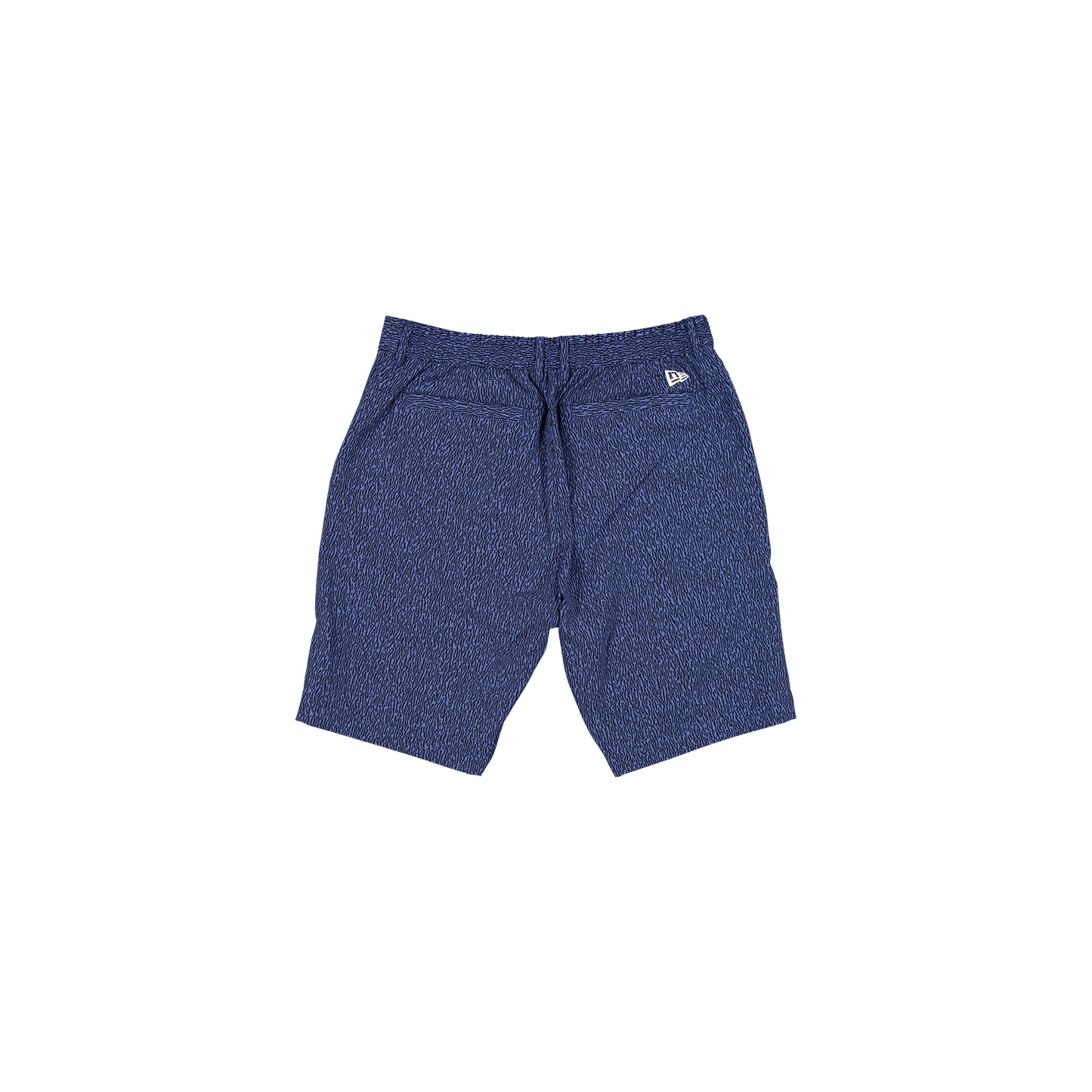 New Era Branded Golf Indigo Bark Print Shorts