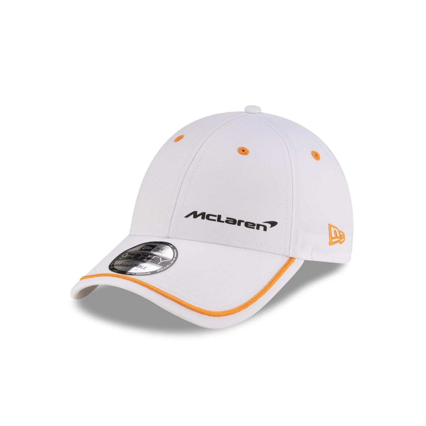 McLaren Automotive Contrast Piping White 9FORTY Adjustable Hat