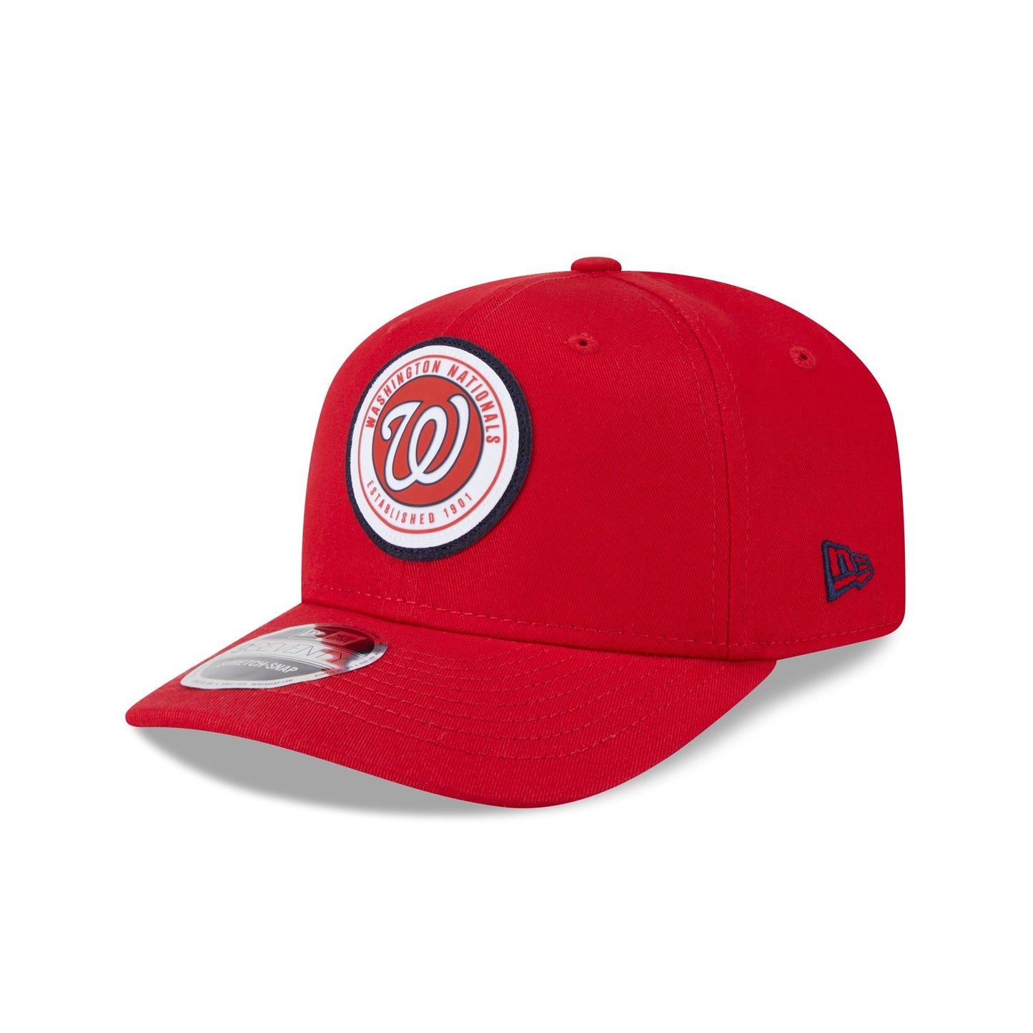 Washington Nationals Circle Patch 9SEVENTY Stretch-Snap Hat