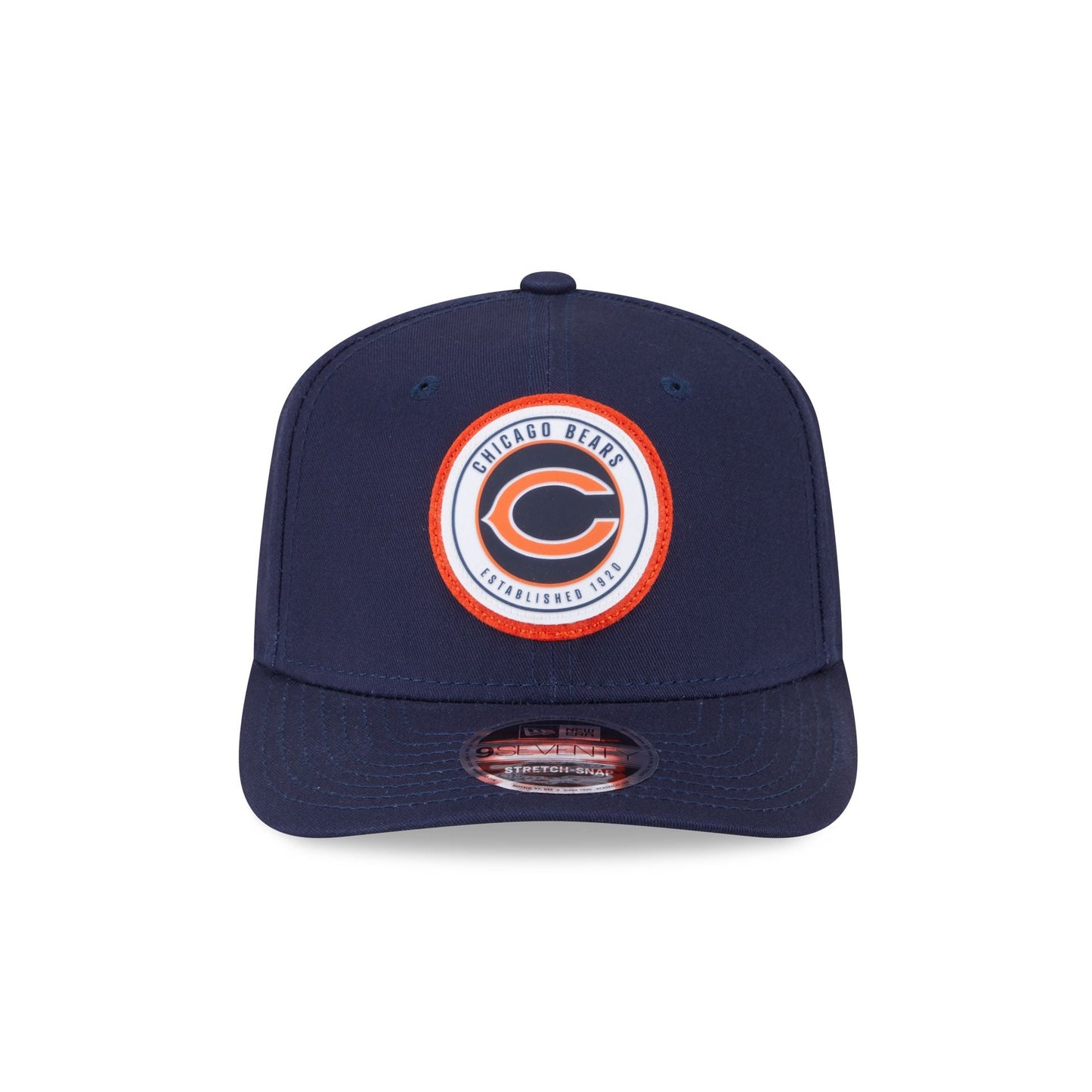 Chicago Bears Circle Patch 9SEVENTY Stretch-Snap Hat