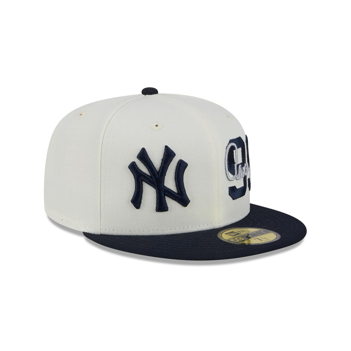 New York Yankees Aaron Judge Chrome White 59FIFTY Fitted Hat