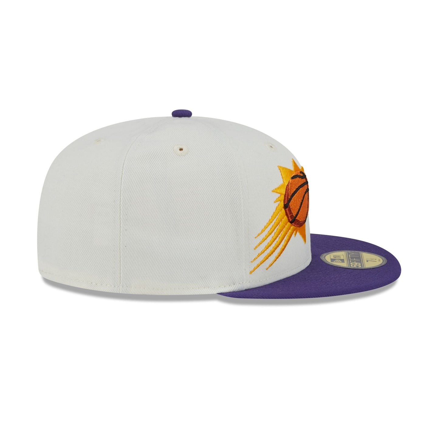 Phoenix Suns Devin Booker Chrome White 59FIFTY Fitted Hat