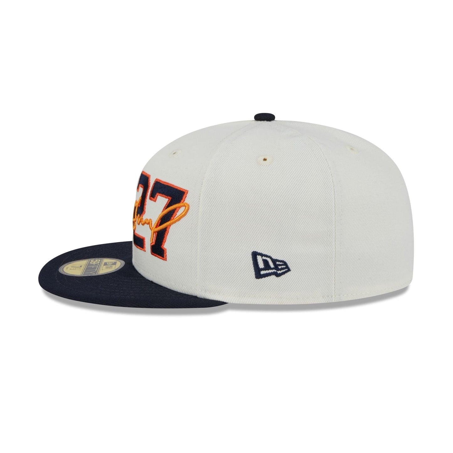 Houston Astros Jose Altuve Chrome White 59FIFTY Fitted Hat
