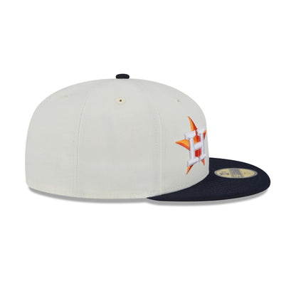 Houston Astros Jose Altuve Chrome White 59FIFTY Fitted Hat