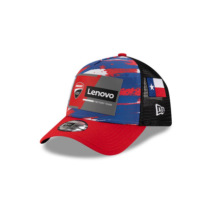 2025 Austin Race Special Ducati Lenovo Team MotoGP 9FORTY A-Frame Trucker Hat