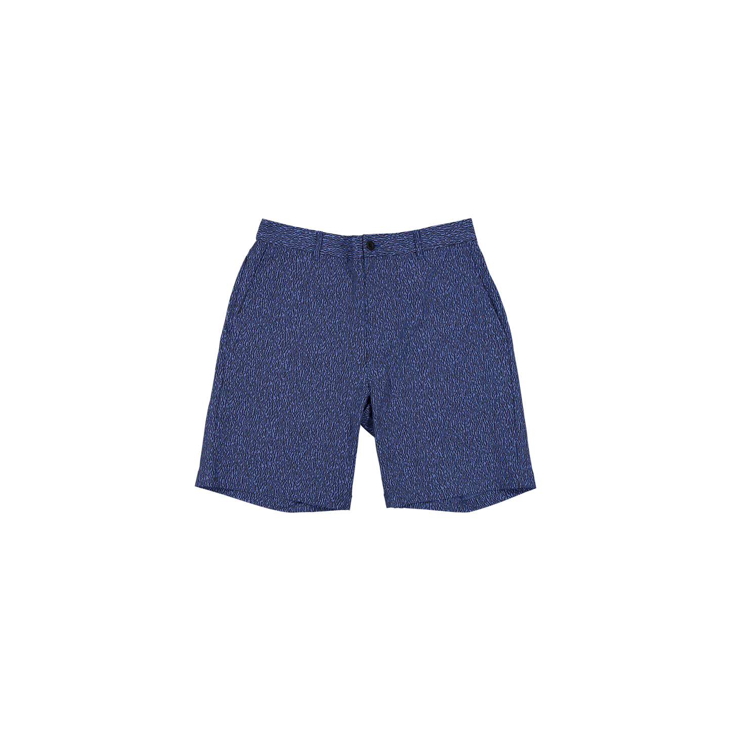 New Era Branded Golf Indigo Bark Print Shorts