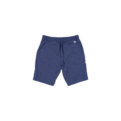 New Era Branded Golf Indigo Bark Print Shorts