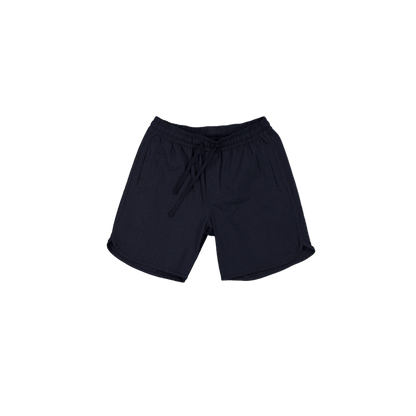 New Era Branded Seersucker Momentum Navy Shorts