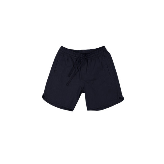 New Era Branded Seersucker Momentum Navy Shorts
