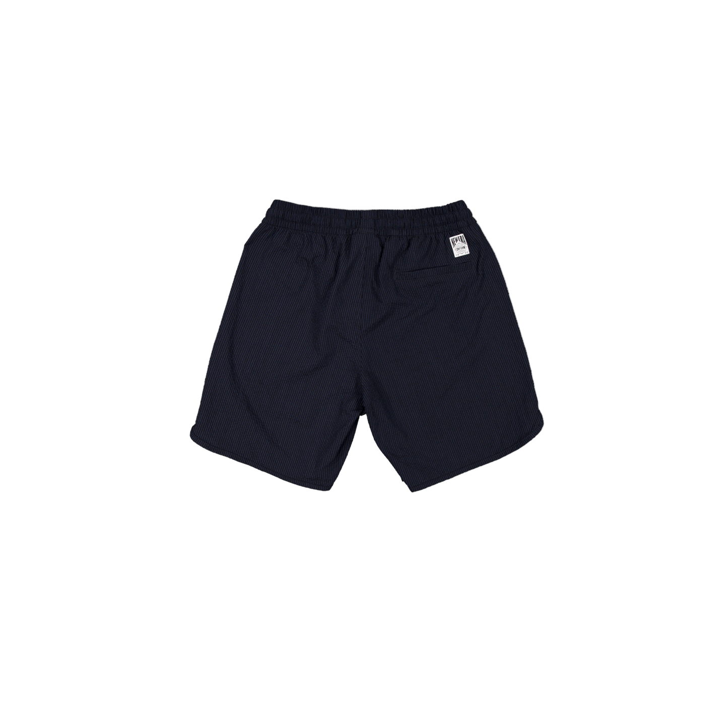New Era Branded Seersucker Momentum Navy Shorts