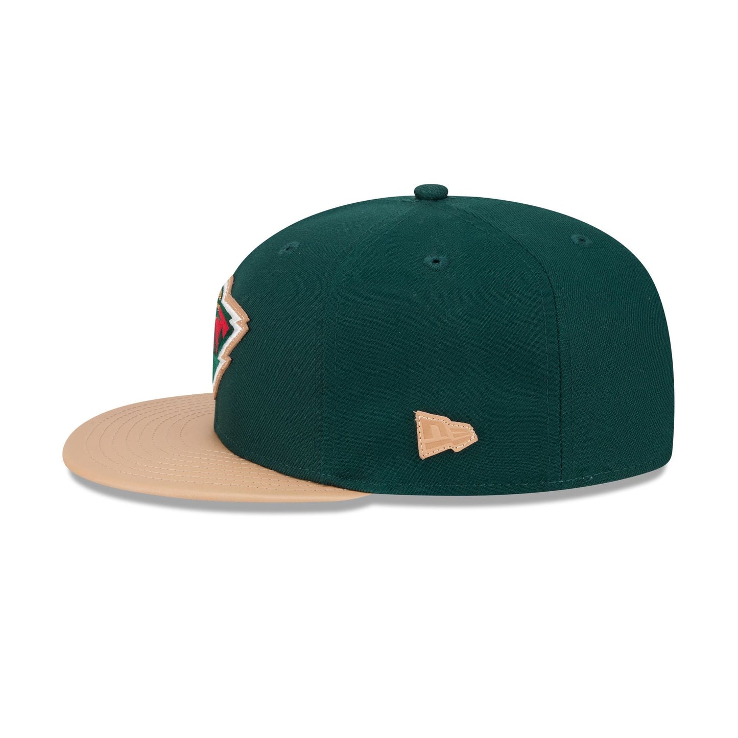 Minnesota Wild Leather Visor 59FIFTY Fitted Hat