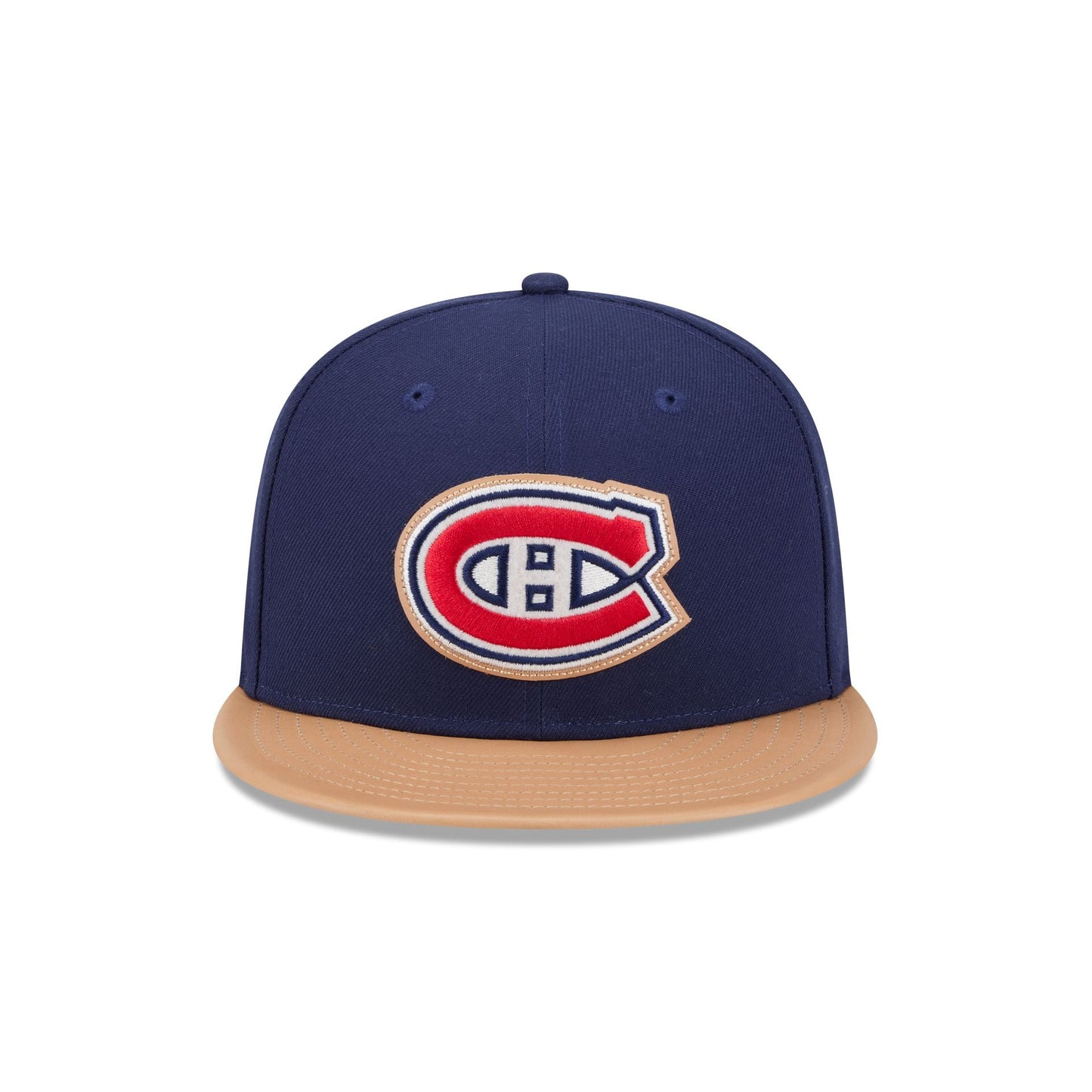 Montreal Canadiens Leather Visor 59FIFTY Fitted Hat