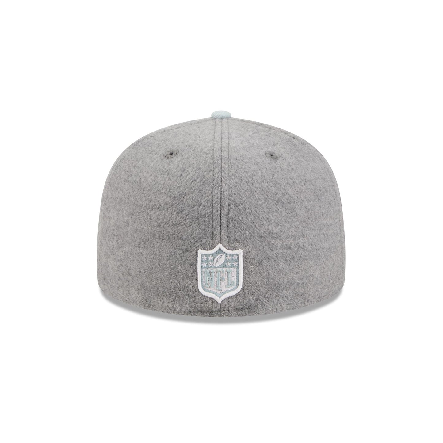 Las Vegas Raiders Heather Gray Wool 59FIFTY Fitted Hat