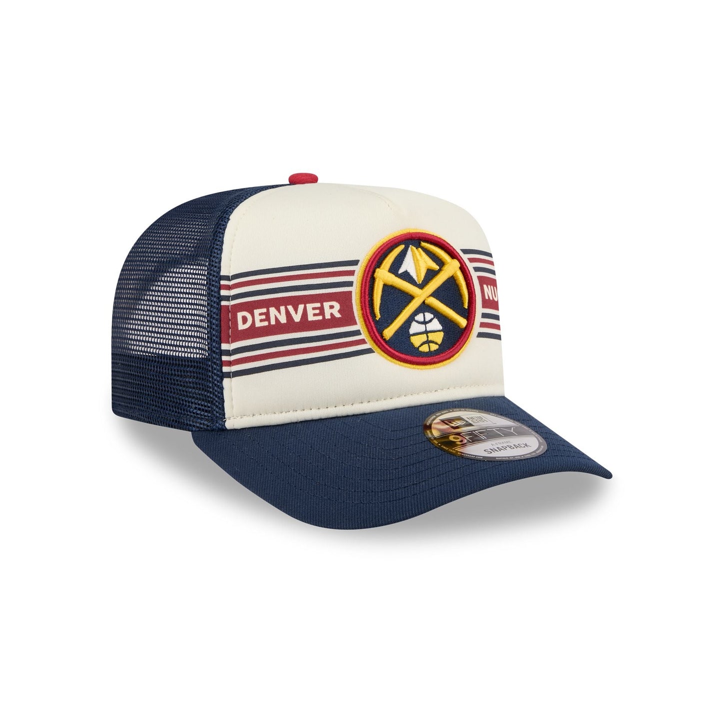 Denver Nuggets Banner 9FIFTY A-Frame Trucker Hat