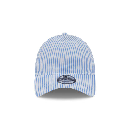 New Era Cap Sky Blue Pinstripe 9TWENTY Adjustable Hat