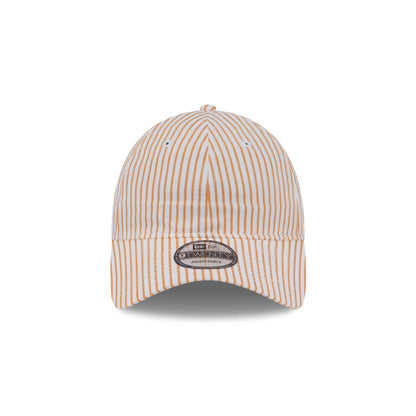 New Era Cap Orange Pinstripe 9TWENTY Adjustable Hat