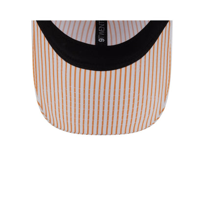 New Era Cap Orange Pinstripe 9TWENTY Adjustable Hat