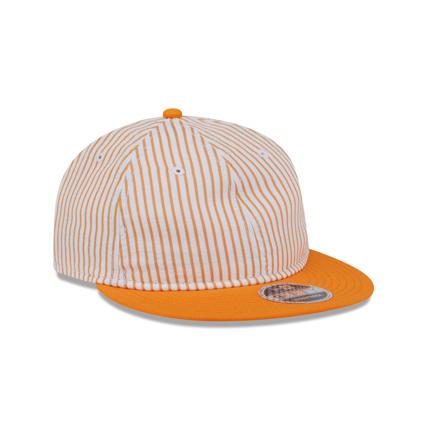 New Era Cap Orange Pinstripe Retro Crown 9FIFTY Snapback Hat