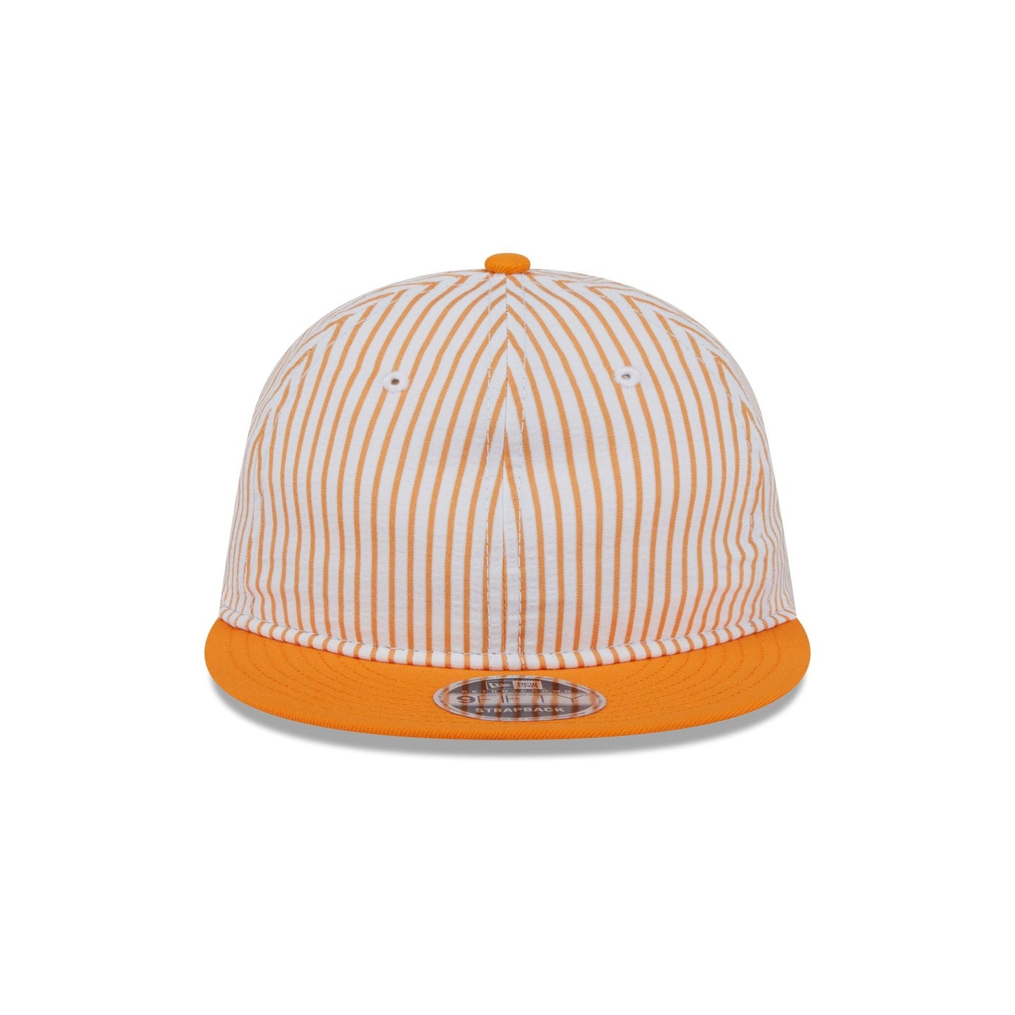 New Era Cap Orange Pinstripe Retro Crown 9FIFTY Snapback Hat