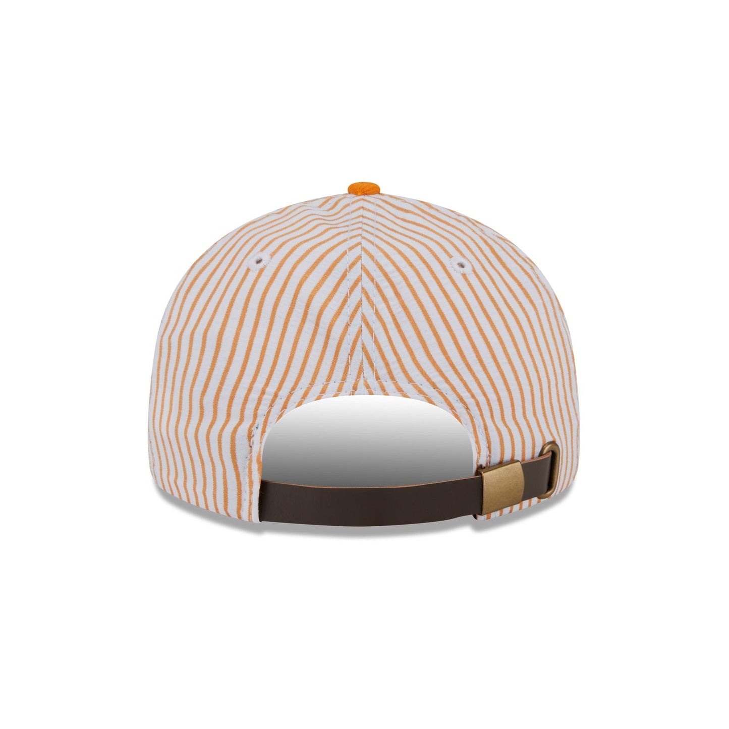 New Era Cap Orange Pinstripe Retro Crown 9FIFTY Snapback Hat