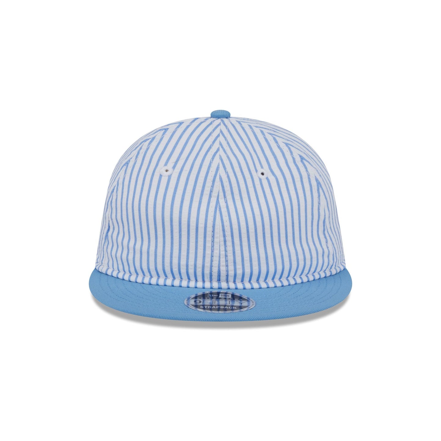 New Era Cap Sky Blue Pinstripe Retro Crown 9FIFTY Snapback Hat