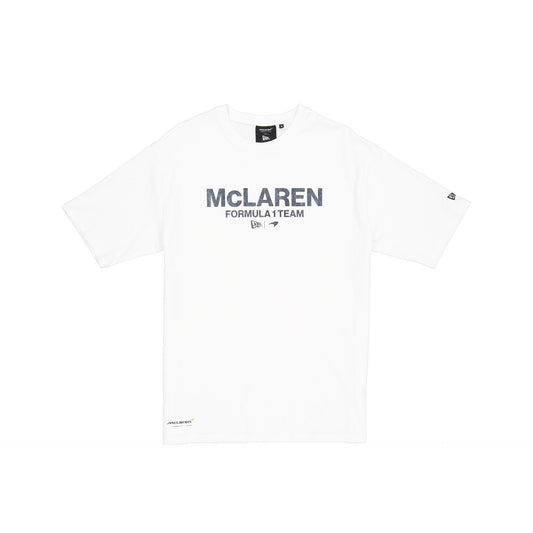 McLaren Formula 1 Team Pigment Wash White T-Shirt